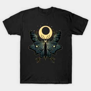 Witchy Celestial Moth T-Shirt